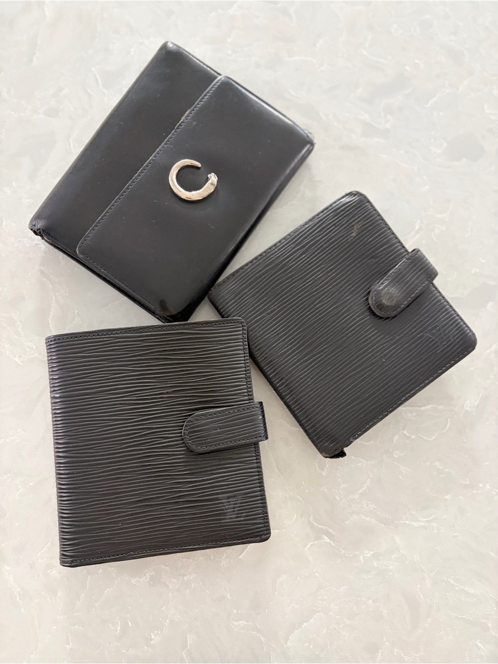 Cartier & Louis Vuitton Wallet Bundle – 3 Designer Wallets